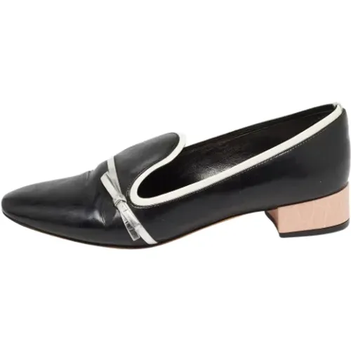 Pre-owned Flats, female, , Size: 5 US Pre-owned Leather flats - Dior Vintage - Modalova