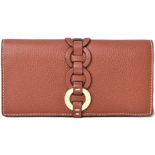 Pre-owned Wallets, female, , Size: ONE SIZE Pre-owned Leather wallets - Chloé Pre-owned - Modalova