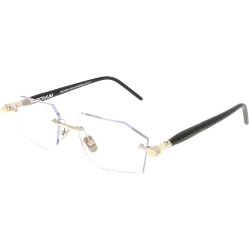 Stylish Unisex Eyeglass Frames P55 , unisex, Sizes: 57 MM - Kuboraum - Modalova