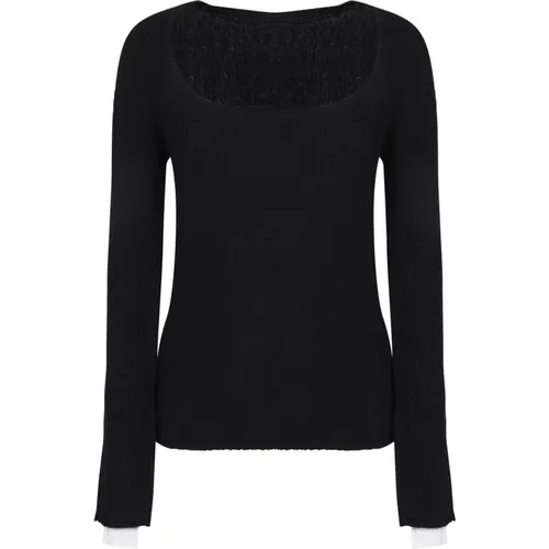 Luxurious Knitwear Aw24 , female, Sizes: S, L, M - pinko - Modalova