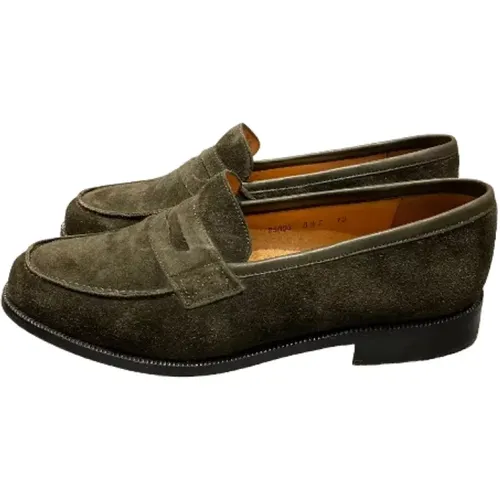 Pre-owned Flats, female, , Size: 12 US Pre-owned Suede flats - Bally Pre-owned - Modalova