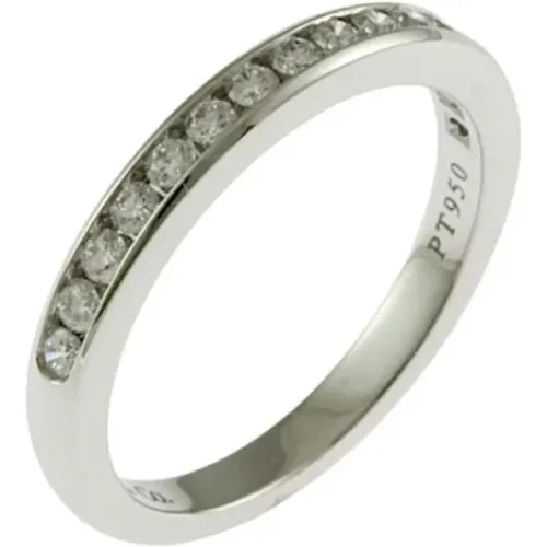 Pre-owned Jewellery, female, , Size: ONE SIZE Pre-owned Platinum rings - Tiffany & Co. Pre-owned - Modalova