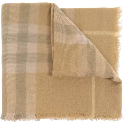 Winter Scarves, unisex, , Size: ONE SIZE Wool scarf - Burberry - Modalova