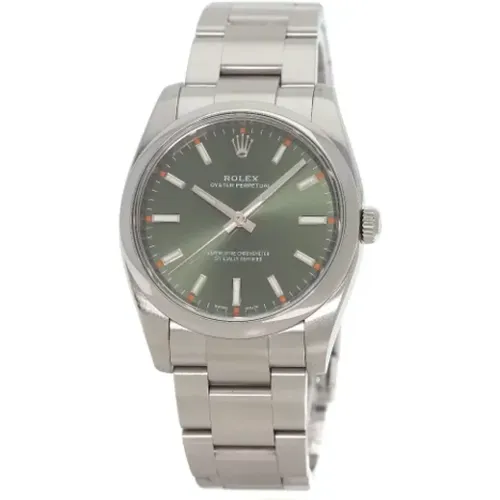 Pre-owned Stainless Steel watches , male, Sizes: ONE SIZE - Rolex Vintage - Modalova