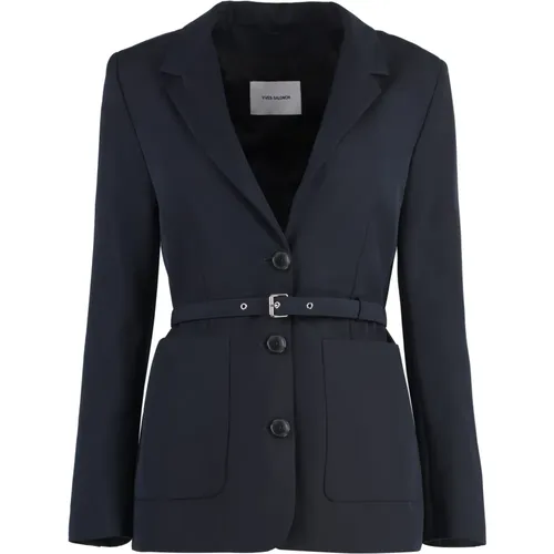 Blazers, female, , Size: L Three-button Jacket - Yves Salomon - Modalova
