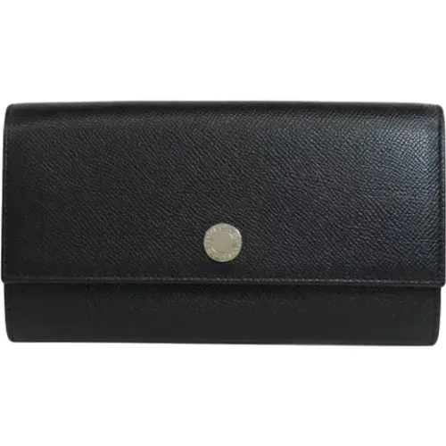 Pre-owned Wallets, female, , Size: ONE SIZE Pre-owned Leather wallets - Bvlgari Vintage - Modalova