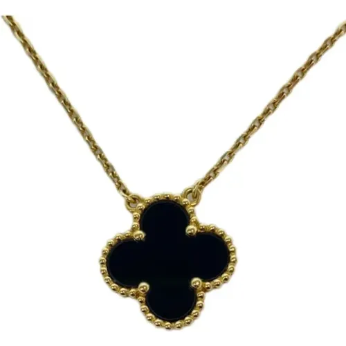 Pre-owned Yellow Gold necklaces , female, Sizes: ONE SIZE - Van Cleef & Arpels Pre-owned - Modalova