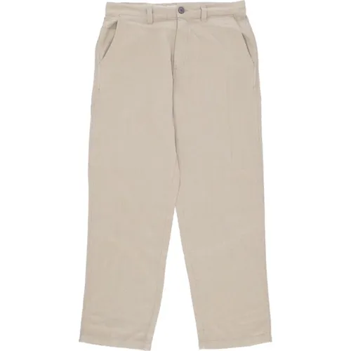 Hardwork Linen Carpenter Pant , Herren, Größe: W34 - Obey - Modalova