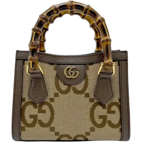 Pre-owned Tote Bags, female, , Size: ONE SIZE Pre-owned Canvas totes - Gucci Vintage - Modalova