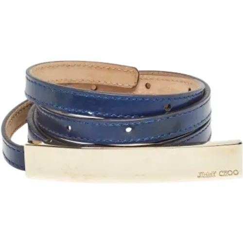 Pre-owned Leather belts , female, Sizes: ONE SIZE - Jimmy Choo Pre-owned - Modalova