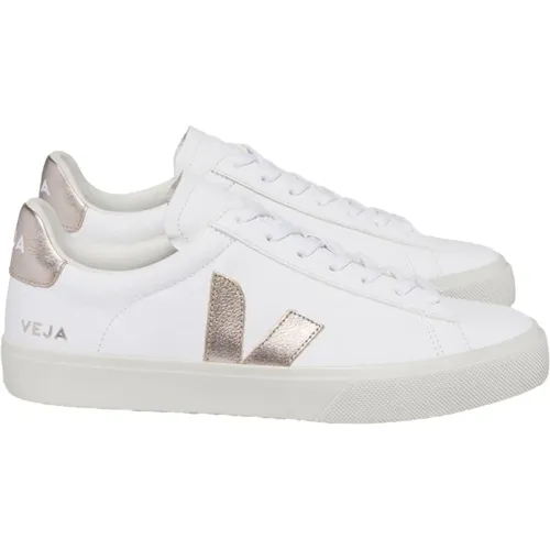 Campo Chromefree Leather Sneakers , female, Sizes: 3 UK - Veja - Modalova