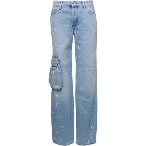 Jeans , female, Sizes: W26, W25 - Off White - Modalova