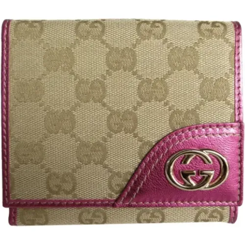 Pre-owned Wallets, female, , Size: ONE SIZE Pre-owned Leather wallets - Gucci Vintage - Modalova