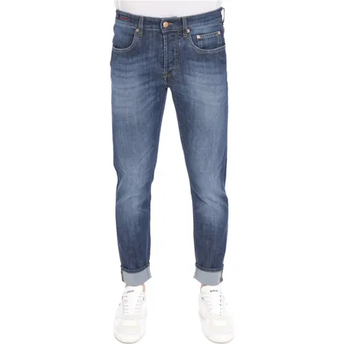 Slim-fit Jeans , male, Sizes: W42, W34 - Siviglia - Modalova