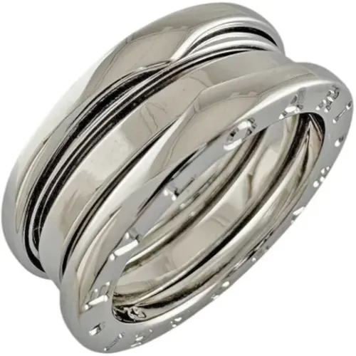 Pre-owned Jewellery, female, , Size: ONE SIZE Pre-owned White Gold rings - Bvlgari Vintage - Modalova