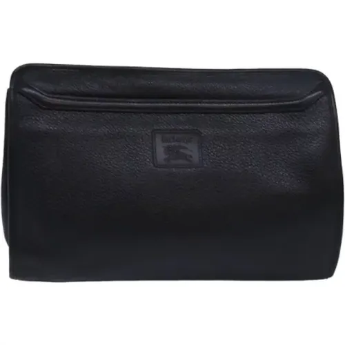 Pre-owned Clutches, unisex, , Size: ONE SIZE Pre-owned Leather clutches - Burberry Vintage - Modalova