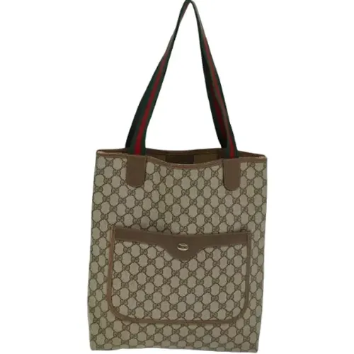 Pre-owned Tote Bags, female, , Size: ONE SIZE Pre-owned Canvas totes - Gucci Vintage - Modalova