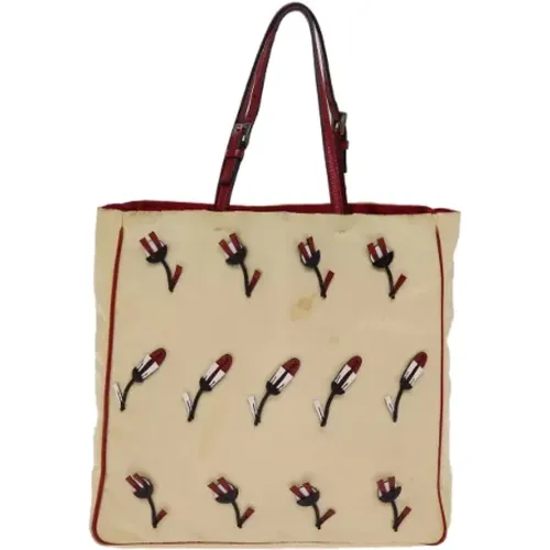 Pre-owned Tote Bags, female, , Size: ONE SIZE Pre-owned Fabric totes - Prada Vintage - Modalova