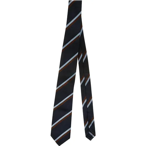 Blue Tie for Men , male, Sizes: ONE SIZE - Petronius 1926 - Modalova