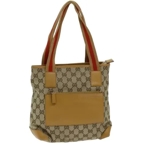 Pre-owned Canvas totes , female, Sizes: ONE SIZE - Gucci Vintage - Modalova