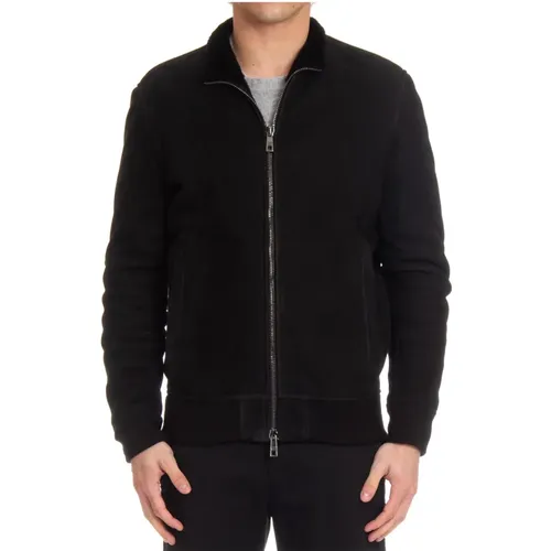 Zip-throughs, male, , Size: L Italian Crafted Full Zip Jacket - Giorgio Brato - Modalova