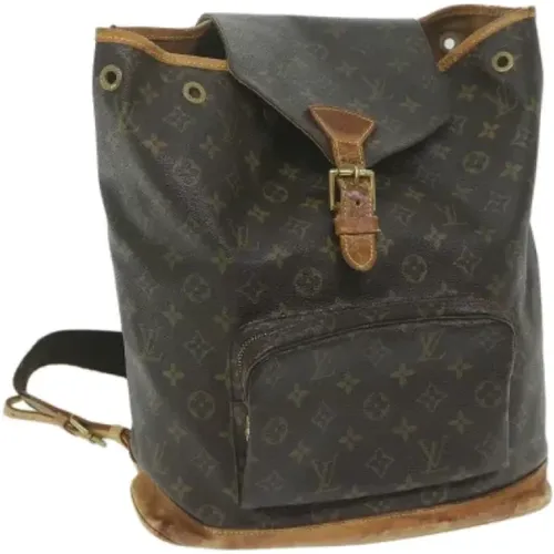 Pre-owned Backpacks, female, , Size: ONE SIZE Pre-owned Canvas backpacks - Louis Vuitton Vintage - Modalova