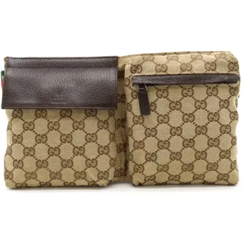 Pre-owned Canvas gucci-bags , male, Sizes: ONE SIZE - Gucci Vintage - Modalova