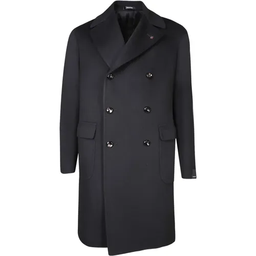 Luxurious Cashmere Coat Aw24 , male, Sizes: M, L, 3XL, XL - Tagliatore - Modalova