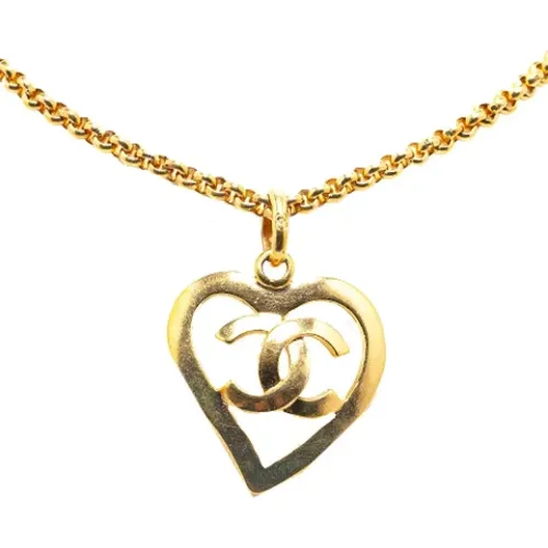 Pre-owned Jewellery, female, , Size: ONE SIZE Pre-owned Metal necklaces - Chanel Vintage - Modalova