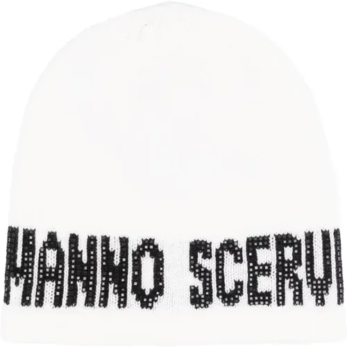 Beanies, female, , Size: ONE SIZE Women's Accessories Hats & Caps B3159 Noos - Ermanno Scervino - Modalova