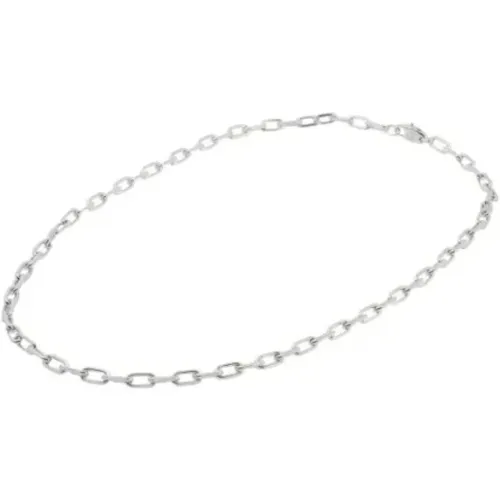 Pre-owned White Gold necklaces , female, Sizes: ONE SIZE - Cartier Vintage - Modalova