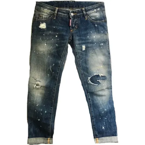 Upgrade deine Denim-Kollektion mit stilvollen 470 Jeans , Damen, Größe: L - Dsquared2 - Modalova