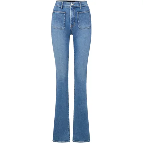 High Waist Skinny Flare Jeans , female, Sizes: W25 - Veronica Beard - Modalova