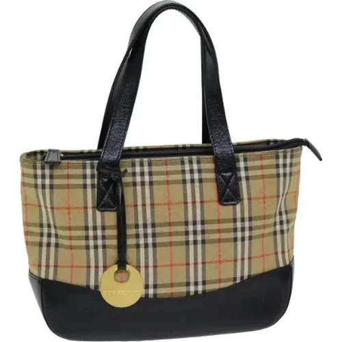 Pre-owned Canvas handbags , female, Sizes: ONE SIZE - Burberry Vintage - Modalova