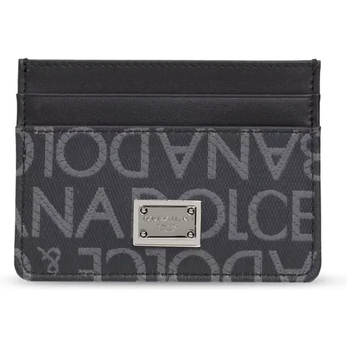 Wallets & Cardholders, male, , Size: ONE SIZE Card holder - Dolce & Gabbana - Modalova