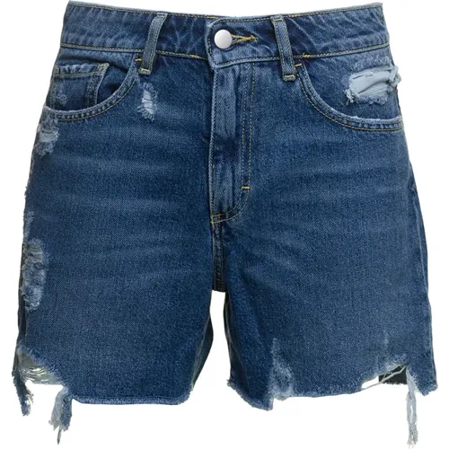 Denim Shorts , Damen, Größe: W25 - Icon Denim - Modalova