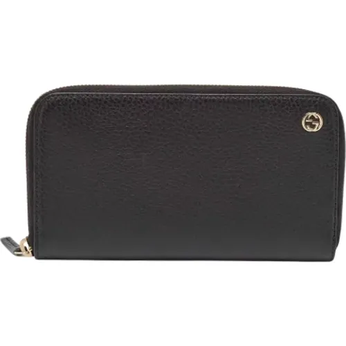 Pre-owned Leather wallets , female, Sizes: ONE SIZE - Gucci Vintage - Modalova