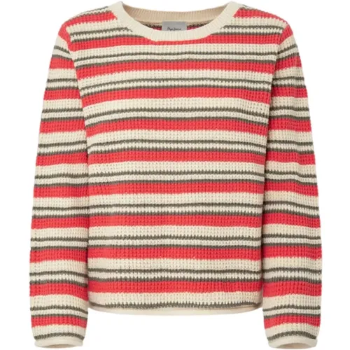 Refined Knit Gala Sweater , female, Sizes: L - Pepe Jeans - Modalova