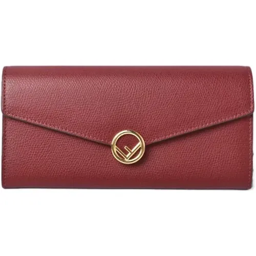 Pre-owned Wallets, female, , Size: ONE SIZE Pre-owned Leather wallets - Fendi Vintage - Modalova