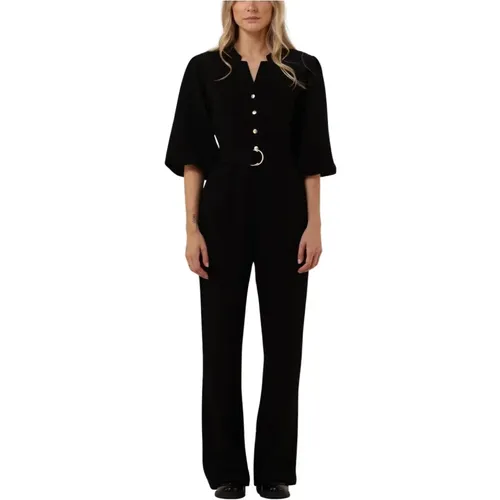 Eleganter Schwarzer Jumpsuit Gina Vis , Damen, Größe: L - Aaiko - Modalova