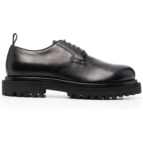 Polished Derby Shoes , male, Sizes: 9 UK, 11 UK - Officine Creative - Modalova