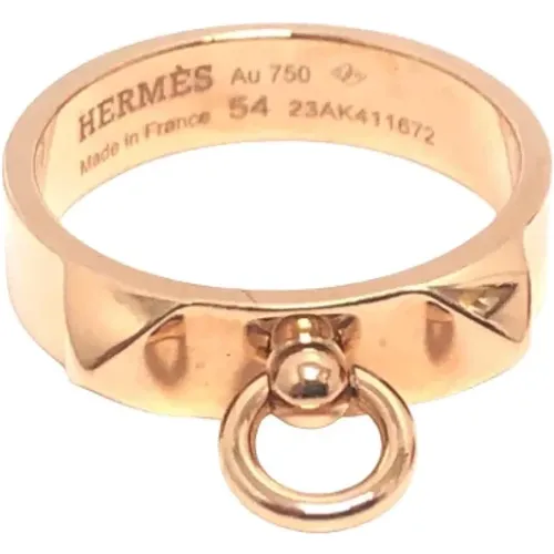 Pre-owned Jewellery, female, , Size: ONE SIZE Pre-owned Rose Gold hermes-jewelry - Hermès Vintage - Modalova