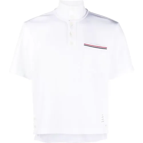 RWB Stripe Polo Shirt , male, Sizes: 2XL, XL - Thom Browne - Modalova