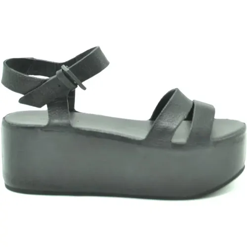 Fashionable Wedge Sandals for Women , female, Sizes: 4 1/2 UK, 7 UK, 3 UK - DEL Carlo - Modalova