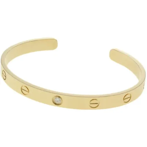 Pre-owned Gold bracelets , female, Sizes: ONE SIZE - Cartier Vintage - Modalova