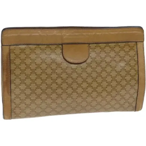 Pre-owned Clutches, female, , Size: ONE SIZE Pre-owned Canvas clutches - Celine Vintage - Modalova