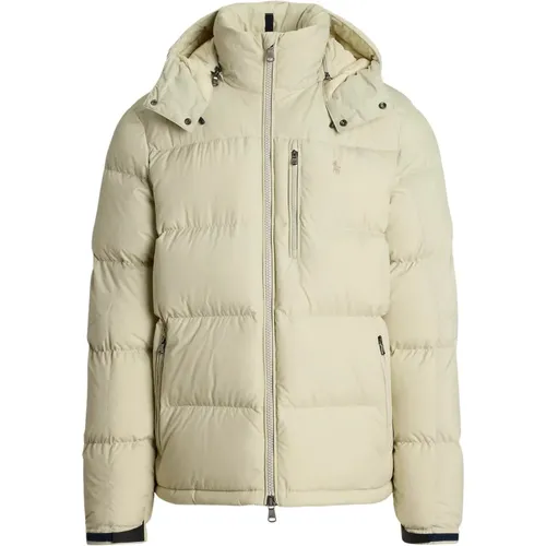 Down Jackets, male, , Size: L Stylish Down Jacket Basic Sand - Ralph Lauren - Modalova