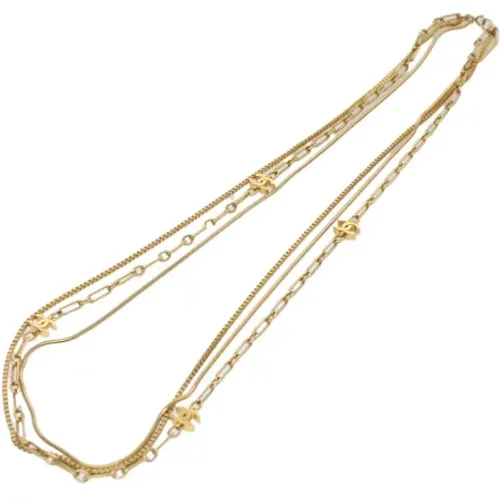 Pre-owned Jewellery, female, , Size: ONE SIZE Pre-owned Metal necklaces - Chanel Vintage - Modalova