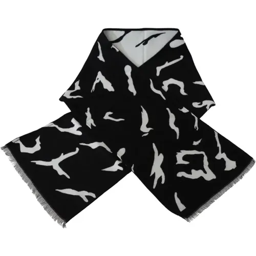 Winter Scarves, male, , Size: ONE SIZE Luxury Logo Scarf - Givenchy - Modalova