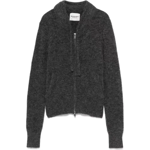 Alpaka Wollmischung Kapuzenpullover , Damen, Größe: S - Isabel Marant Étoile - Modalova